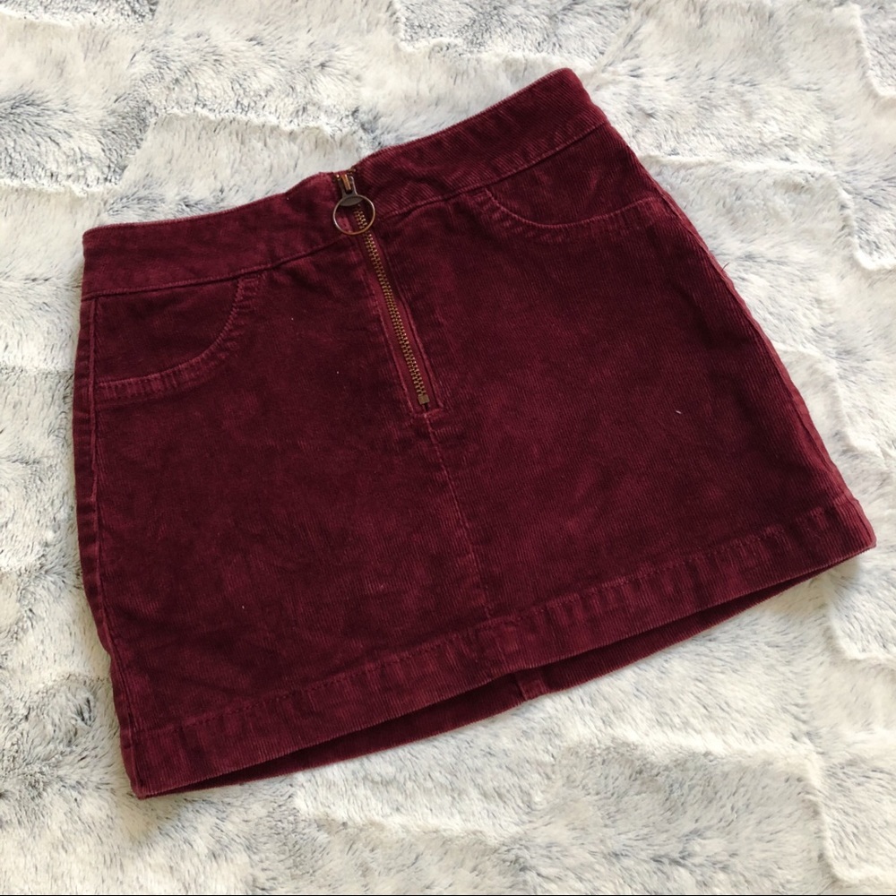 Corduroy skirt